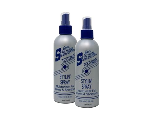 Lusters S-Curl Texturizing 8 Ounce Styling Spray Pump (235ml) (2 Pack)