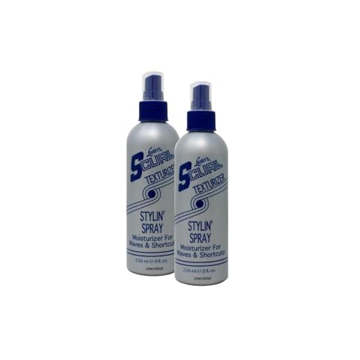 Lusters S-Curl Texturizing 8 Ounce Styling Spray Pump (235ml) (2 Pack)