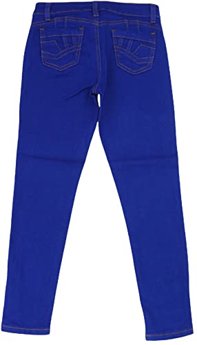 Image of ToBeInStyle Girl's Denim Easy Styling Classic Timeless Everyday Jeans Zip-Up Closure