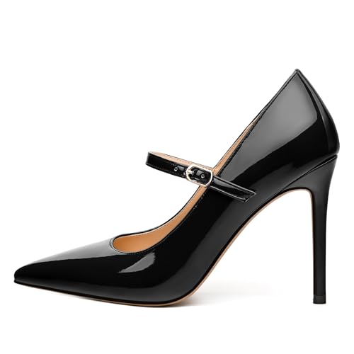 Women's Pumps, Buckle Backstrap High Heels, Pointed Toe Fashion Stiletto Heel Shoes for Wedding Daily Working2