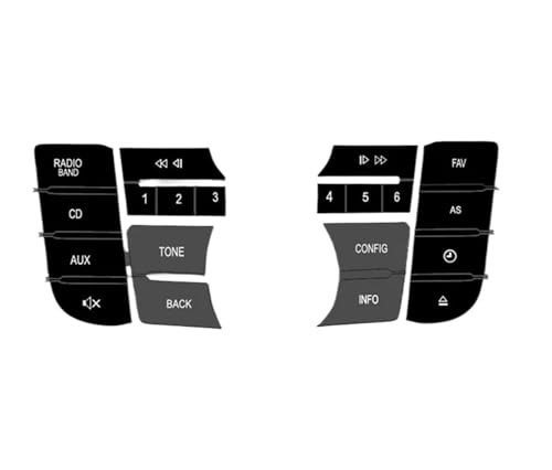 Autocollant bouton radio Buick Regal protection anti-rayure climatisation