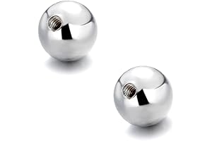 925 Sterling Silver Small Ball Stud Screw Back Replacements