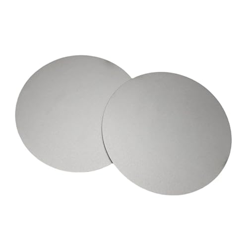 WOFDALY Placas De Acero Inoxidable 304 2PCS Metal Redondo Diámetro De La Hoja De Acero 100MM Buena Trabajabilidad Y Fácil Soldadura Utilizada En La Industria Aeroespacial,1.2mm