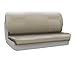 Coverking Custom Fit Rear Solid Bench Seat Cover for Select Toyota Highlander Models - Genuine Leather (Beige)