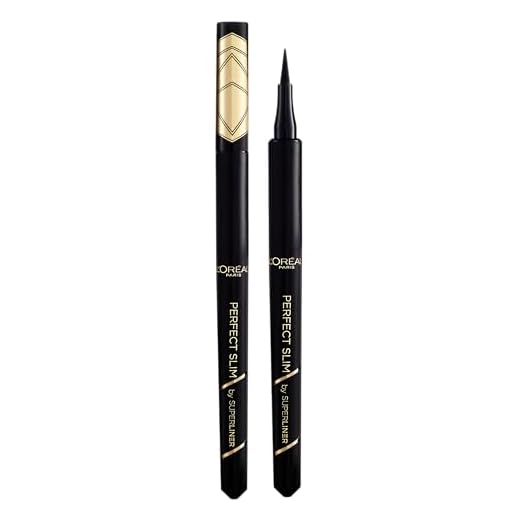 L'Oréal Paris Super Liner - Perfect Slim Eyeliner Líquido, Trazo Extrafino, Color Negro - 6 g