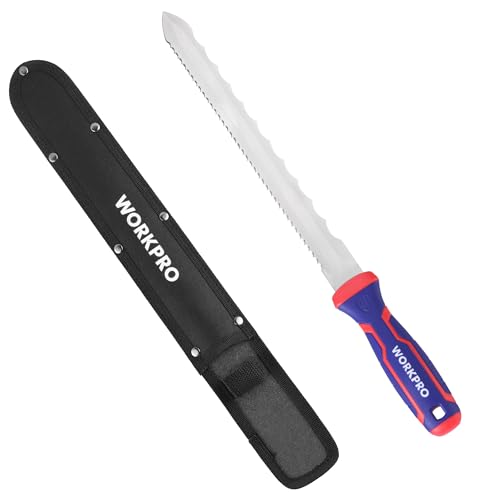 WORKPRO Insulation Knife 11-Inch Stainless Steel Blade Insulation Cutter