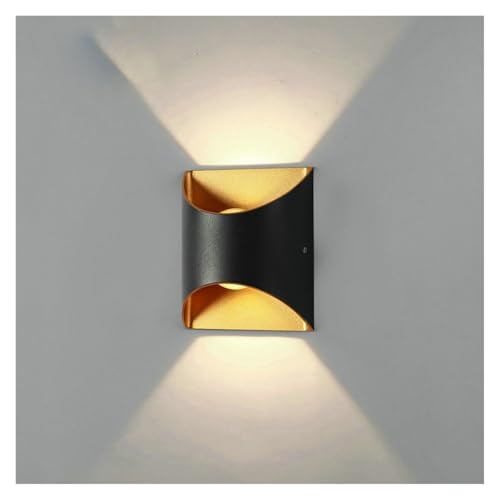 Apliques de pared LED ideales para balcón y patio con diseño moderno y luz blanca fría de 6W