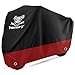 Tokept Black and Red Motercycle Cover Waterproof Sun UV Dustproof XL 96" for All Scooter and Mopeds-Yamaha Honda Suzuki Kavasaki Ducati BMW