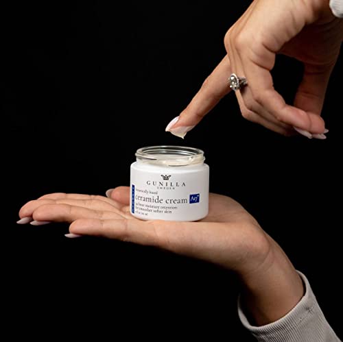 Gunilla Ceramide Cream A17 - Concentrated 24-Hour Anti-Aging Moisturizer - 17 Actives & Botanicals - Plump, Soften & Help Reduce Fine Lines & Wrinkles. Natural - Vegan (2 Oz) #TOP2