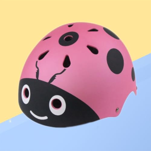 Casco de seguridad para scooter y bicicleta infantil rosa 5