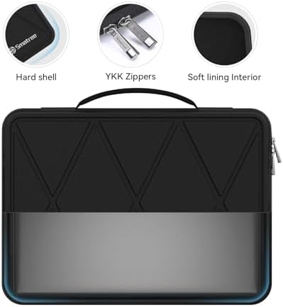 Smatree Hard EVA Protective Sleeve Case for 16/15.6 inch Lenovo Yoga 7i/Yoga 7/ThinkPad T15p P15v Laptops, Anti-Shock & Waterproof, Black, Case, Laptop Sleeve, Protecting/Storing Laptops