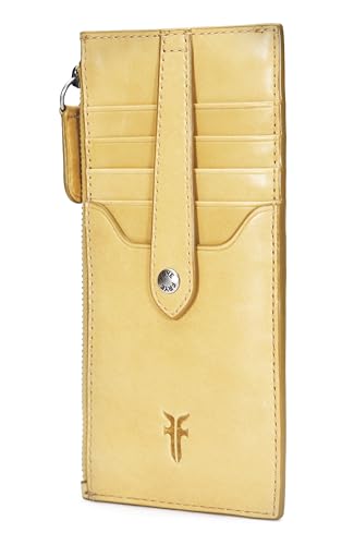 Image of Frye, Womens, Melissa Snap Card Wallet, Ripen Banana, One Size
