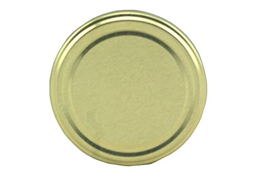 Erhard-Trading TO82 Twist-Off-deksel 100 stuks schroefdeksel voor glazen vervangdeksel inmaakglas (goud)