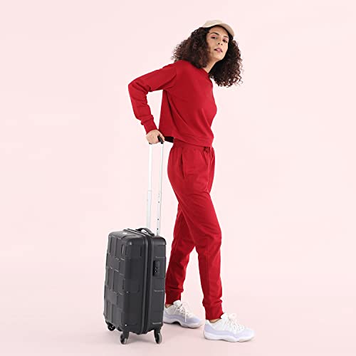 Image of NITE FLITE Rio Rust Women's Co-ord Set (Maroon)