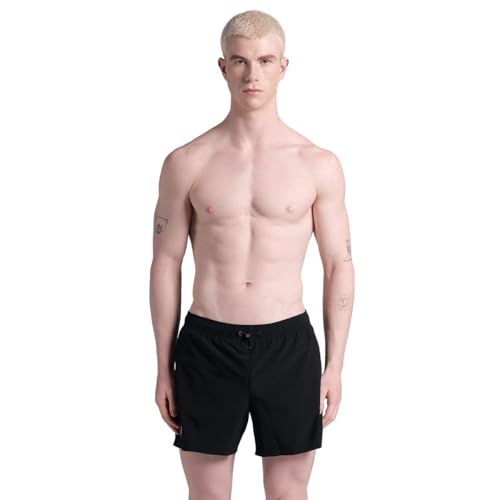 ARENA Bañador Short de Playa Hombre EVO Solid - Negro