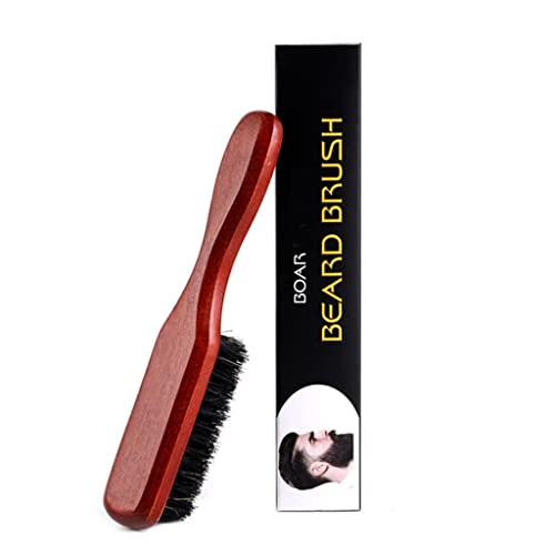 Cepillo para barba de cerdas suaves y mango largo pack de 5 unidades marrón para viaje 5