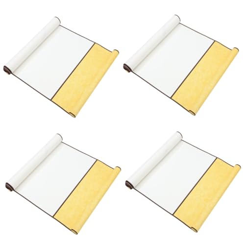 Papier Xuan Chinois suspendu NUOBESTY 4 pièces de papier de riz vide pour peinture et art mural
