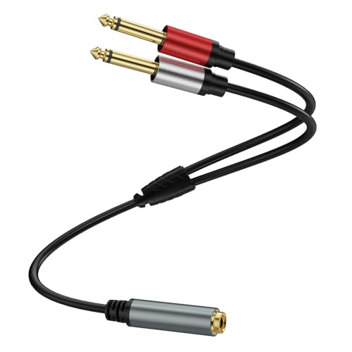 Cable divisor de audio Jack 6.35mm 9.8 pies