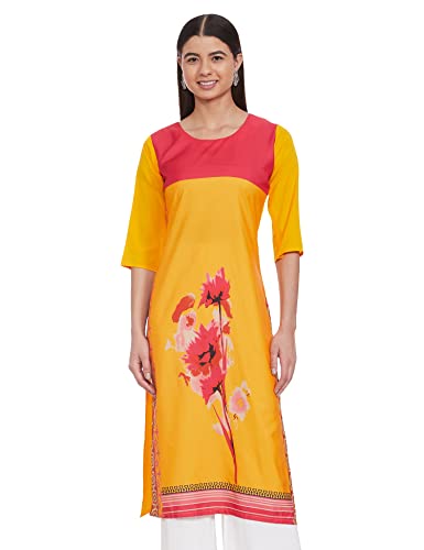 Image of Women's Crepe Regular Kurta