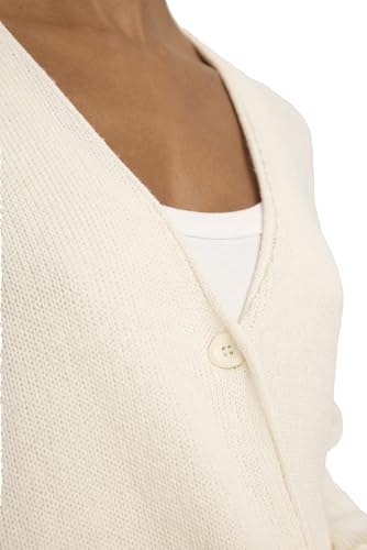 VELVET BY GRAHAM & SPENCER Women's Verity Organic Hemp Cotton Cardigan, Milk, Small4
