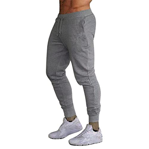 Pantalon de jogging homme KEHAIOO gris anti-compression taille élastique - 2