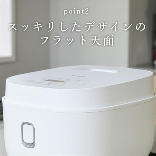 山善(YAMAZEN) 炊飯器 5.5合 5.5NEJP-102DM(B) の商品画像 7
