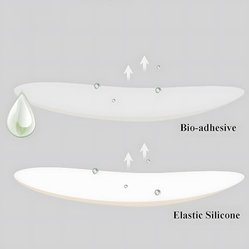 Body Shaper Silicone Calf and Hip Pads, Set of 2, Adhesive Backing Orange3