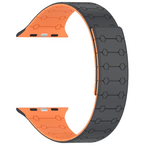 Image of Velour Silicone Watch Strap Compatible with Apple Watch 41mm, 40mm & 38mm, for iWatch Series SE, SE2,10 9, 8, 7, 6, 5, 4, 3 -Sport Loop for Men & Women(Watch Not Included)