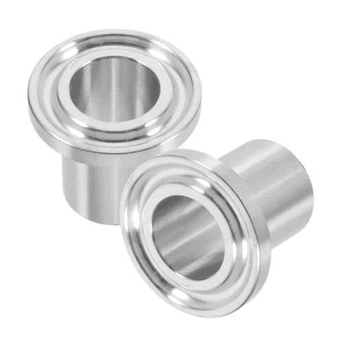 NUOBESTY 2piezas Conector Rápido De Manguera Adaptador De Conexión Rápida Conector De Manguera De Jardín Para Lavadora De Automóviles Tubo De Abrazadera Inoxidable