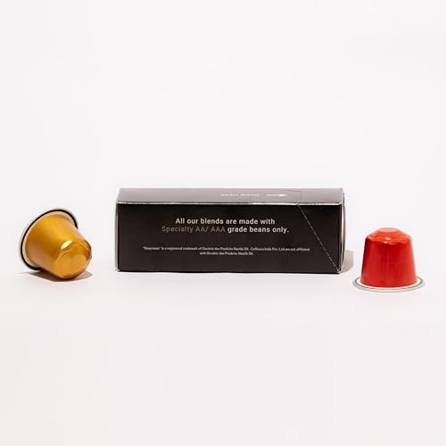 Image of Coffeeza Mystery Coffee Capsule Box | Pack of 4 | Assorted Medium-Dark Roast Coffee Pods | Single-Serve Capsules Compatible with Original-System Machines | Surprise Brew Experience