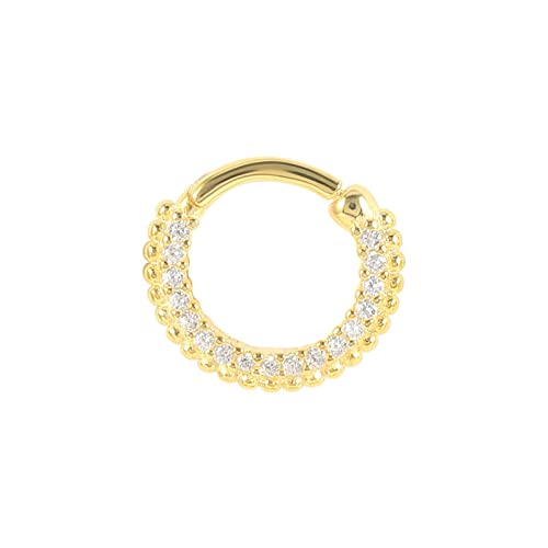 Boîte à piercings noses 925 pour éviter les allergies cutanées avec zirconium