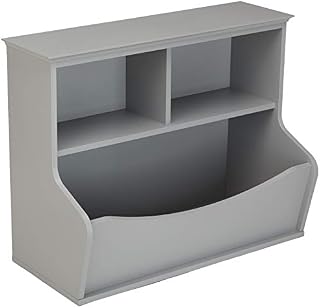 Amazon Basics Children's Multi-Functional Bookcase and Toy Storage Bin - Grey