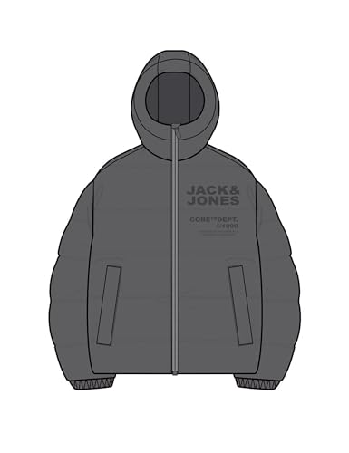 JACK & JONES Herren Jcoboston Puffer Jacket SMU, Castlerock, m – Ansicht 1