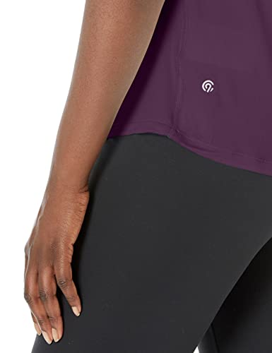 C9 Champion Womens Soft Tech Tee T Shirt, Craft Purple, Large Us #TOP2