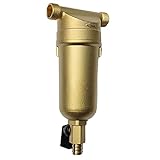 Prefiltro De Sifón, Filtro De Agua Caliente, Prefiltro De Agua, Sistema Purificador De Filtro De Agua para Toda La Casa, Filtro De Sedimentos De Manguera De Agua Debajo del Pozo, 40 Micrones