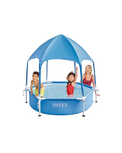 Piscine hors sol INTEX anti-perforation avec cadre en métal robuste