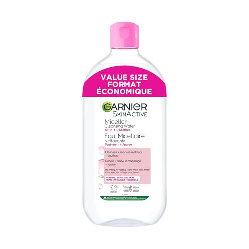 Garnier Micellar Water, Gentle and Hydrating Facial Cleanser & Ma...