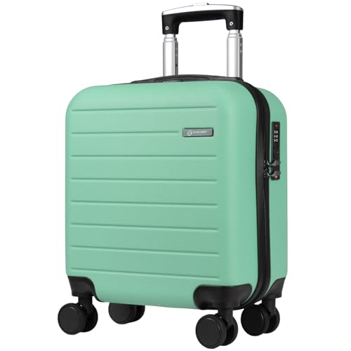Image of Rocklands® Suitcase for Easyjet Cabin Bag Size 45x36x20, Carry-ons, Small Carry on Suitcase, Lightweight Hand Luggage Underseat 28L (Green, 45 x 36 x 20 cm)