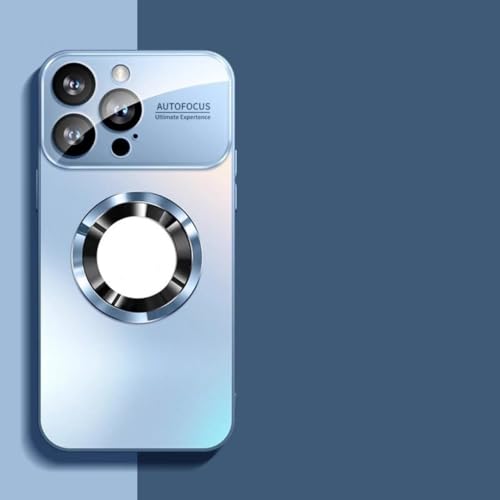 Protection Objectif iPhone 17 Pro Max en Titane Métallisé Bleu Mat