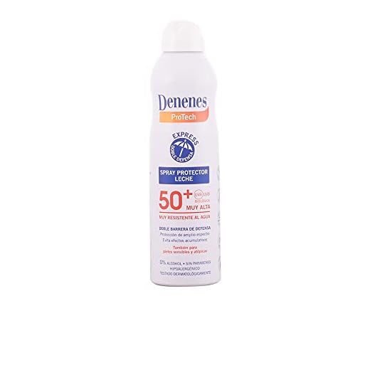 Ecran Denenes - Bruma Protectora Solar FPS 50+ para Niños en Spray, 80 Minutos de Protección UVB, UVA e IR-A, con Extracto de Algodón y Vitamina E, Pieles Sensibles y Atópicas - 250 ml
