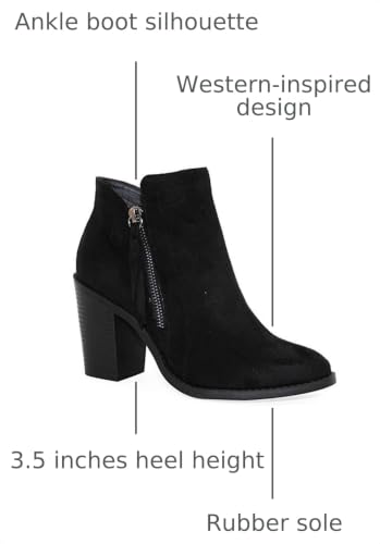Image of TRENDSUP Women's Fashion Side Zipper Booties