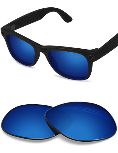Image of BLAZERBUCK Photochromic Replacement Lenses Compatible with Ray-Ban Meta Wayfarer RW4008 | RW4012 (Gen 2) 53mm Smart Glasses