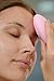 Vibe Sonic Facial Cleanser, Ultrasonic Silicone, Pink, 5 Speed Settings, Water-Resistant Design, All Skin Types | RUBY VIBE CO