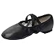 Asyusyu Jazz Tanzschuhe Damen Flach mit Gekreuztem Gummiband PU Jazzschuhe für Ballett Line Dance Trainer-39EU