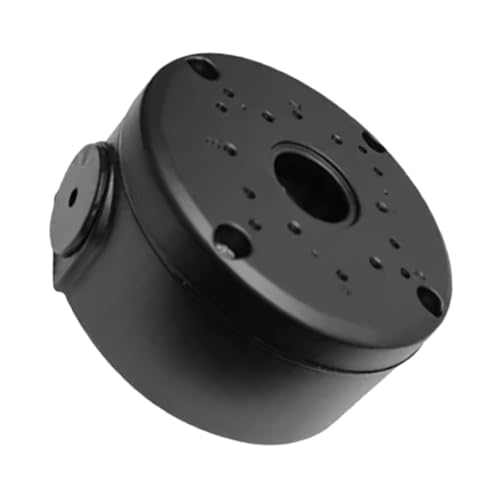Caja de conexiones para cámara - ABS 12×12×5,3 cm | Soporte pāra camara de seguridad con diseño de cable oculto, integración de montaje en techo, cubierta impermeable parā lluvia para cámara | Uso en