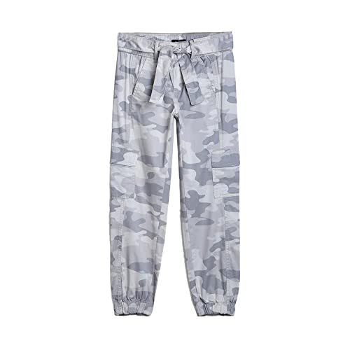 Image of in. fuse by Shoppers Stop Printed Cotton Regular Fit Girls Joggers