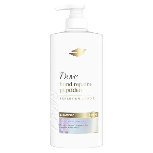 Dove Shampoo Bond Intense Repair + Peptídeo 600ml Pump