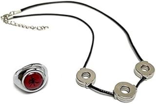 IMAKARA Anime Alloy Ring Necklace Jewelry Set Novelty Cosplay Accessories
