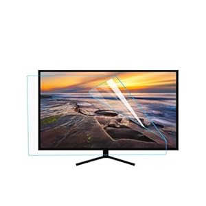Anti-Blu-Ray-TV-Augenschutz... LCD-TV-Bildschirm, entspiegelt, geeignet für 32-75 Zoll, Anti-Fingerabdruck, Blaulicht, Augenschutzfilm