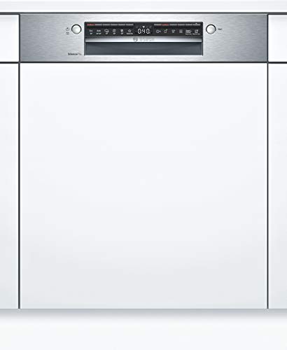 Bosch SMI4HCS60E Serie 4 Geschirrspüler Teilintegriert / A+ / 60 cm / Edelstahl / 299 kWh/Jahr / 14 MGD / SuperSilence / Extra Trocknen /